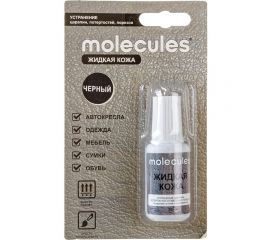 Жидкая кожа Molecules чёрный KMLS730 