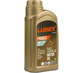 Синтетическое моторное масло Lubex PRIMUS MV-LA 5W-30, SN, C2/C3, 1л L034-1319-1201 