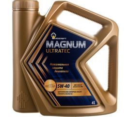 Моторное масло РОСНЕФТЬ Magnum Ultratec 5W-40 SN-CF синт. кан. 4 л 40815442 