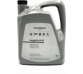 Синтетическое моторное масло VAG VW Group LongLife III FE 0W-30 5л GS55545M4 