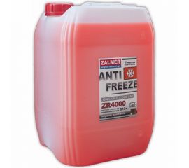 Антифриз ZALMER Antifreeze ZR4000 LLC G12+ красный -40С 20кг нетто ZR40R020 