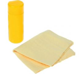 Салфетка из синтетической замши Рыжий кот в тубе, 43x32см 104777 