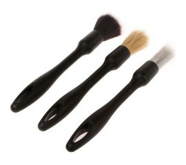 Щетка для детейлинга автомобиля СИМАЛЕНД 23 см, ворс 4.5 см, набор 3 шт. 7581842 