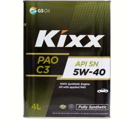Моторное масло KIXX PAO 5W40, синтетическое, 4 л L209244TE1 