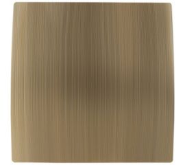 Вытяжной бесшумный вентилятор для ванной MMOTORS JSC ММР 100 пластик золото, тонкий 0733 