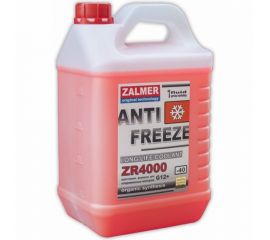 Антифриз ZALMER Antifreeze ZR4000 LLC G12+ красный -40С 3кг нетто ZR40R003 