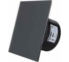 Вентилятор для ванной MMOTORS JSC сверхмощный MMP 169 м3/ч стекло, черный матовый 4857 