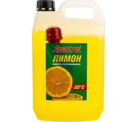 Зимняя стеклоомывающая жидкость Spectrol Лимон - 30С, 5 л 9642 