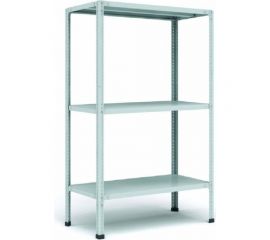 Стеллаж ООО ФУРАМА СТФЛ 1000х1000х600 мм, 3 полки, серый СТФЛ101060-3 