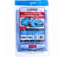 Протирочная салфетка из микрофибры ABRO INDUSTRIES INC Abro Masters синяя CT-210-BL 