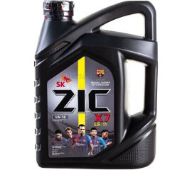 Масло (синтетическое; X7 LS; 5w30; SN/CF; 4 л; С3) для легковых авто ZIC 162619 