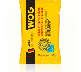 Противозадирная литиевая высокотемпературная синяя смазка с комплексом EP-присадок 80 гр WOG WGC0615 