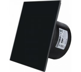 Вентилятор для ванной MMOTORS JSC сверхмощный MMP 169 м3/ч стекло, черный глянцевый 4826 