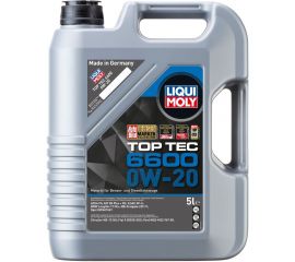 НС-синтетическое моторное масло LIQUI MOLY Top Tec 6600 0W-20 SN Plus + RC C5 GF-5 5л 21411 