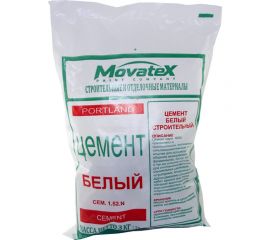 Цемент Movatex белый, 3 кг Т02381 