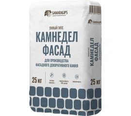 Умный гипс Samaragips для производства фасадного декоративного камня 25 кг STD_MSK_00006 