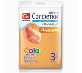 Cалфетки из 100% вискозы GRIFON перфорированные, 30х38 см, 3 шт 910-029/1 