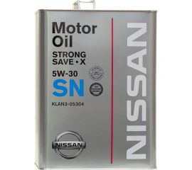 Моторное масло NISSAN SN, 5W-30, 4 л KLAN5-05304 