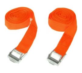 Ленточная стяжка груза с фиксатором Nova Bright 2,5 см х 2,5 м, в блистере, 2 шт. 39372 