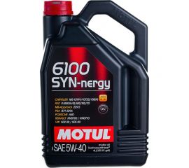 Моторное масло 6100 SYN-NERGY 5W40 4 л MOTUL 107978 