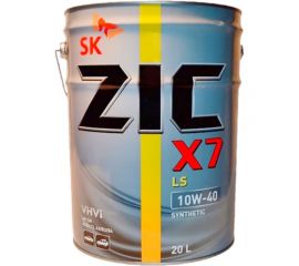 Масло синтетическое (X7 LS; 10w40; SN/CF; 20 л; A3/B3, A3/B4, C3) для легковых авто ZIC 192620 