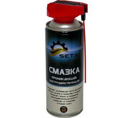Проникающая быстродействующая смазка SETA Anti-Rust два режима распыления, 520 мл S1001 