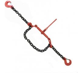 Крепежная цепь ТРАСТ комплект с талрепом 8 мм, 3000 мм, крюк-крюк 4687201914426 