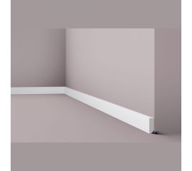 Плинтус напольный WALLSTYL (2000х38х13 мм; белый) NMC FT1 