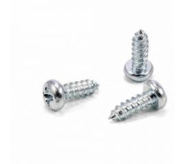 Саморез Квадра DIN 7981 2.9x6.5 цинк, уп. 50 шт., полусфера, шлиц PH1, острый 812965050812 