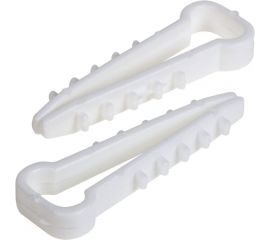 Нейлоновый дюбель-хомут PROCONNECT 5-10, белый, прямоугольный, 10 шт. 07-4611-9 