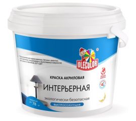Интерьерная водно-дисперсионная краска OLECOLOR 26 кг 4300000041 