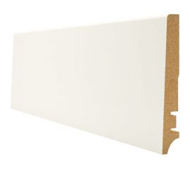 Плинтус Белый МДФ (2400х16х100 мм) Hannahholz 61.03.81404.01 