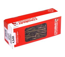 Универсальные саморезы Стройбат 4,5x60 желтый цинк 150 шт. 110601 