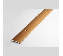 Порог прямой алюминиевый (29 мм; 0.9 м; декоративный; бук) Лука 00000001484 