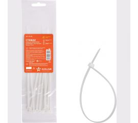 Кабельные стяжки Airline хомуты 3,6 х 200 мм, пластиковые, белые, 10 шт. ACT-N-05 