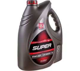 Моторное масло Лукойл СУПЕР полусинтетическое SAE 5W-40, API SG/CD, 5 л 3472601 