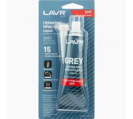 Герметик-прокладка LAVR серый, высокотемпературный, 85 г Ln1739 