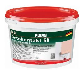 Грунтовка для повышения адгезии ПУФАС Бетоконтакт БК для внутренних работ мороз. тов-102139 