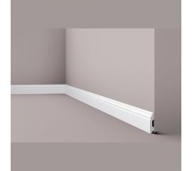 Плинтус напольный WALLSTYL (2000х60х13; белый) NMC FB1 
