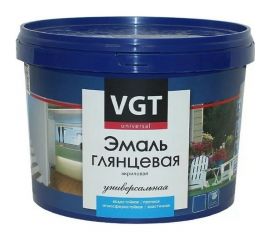 Универсальная эмаль VGT ВД АК 1179 супербелая глянц. 2,5 кг 11601908 