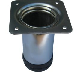 Мебельная ножка MFK-TORG регулируемая, диаметр 50 мм, высота 20 см, хром D737 04 01 030 5020 Х 