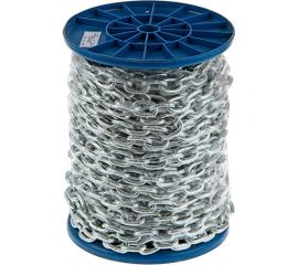 Сварная короткозвенная цепь КРЕП-КОМП нержавейка А2, DIN 766, м4, 50 м цкн4 