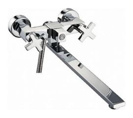 Смеситель для ванны LEDEME излив L35F-2, дивертор в корпусе, керамика L2584 65668 