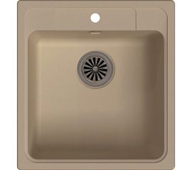 Мойка EWIGSTEIN Elegant 50 кварц, 1-чаша, 518х478 мм, крем E- 50 крем 