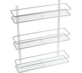 Прямая полка FIXSEN трехэтажная, хром FX-730-3 