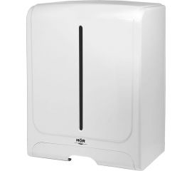 Диспенсер для бумажных полотенец hor T1 СТАНДАРТ, корпус белый, универсальная система сложения (Z(C) / V(ZZ)) HOR-12110401 