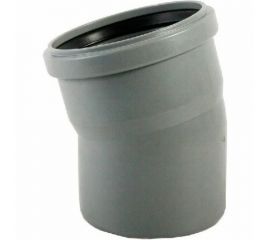 Отвод Flextron D 110 мм 15 градусов, для внутренней канализации 148000 