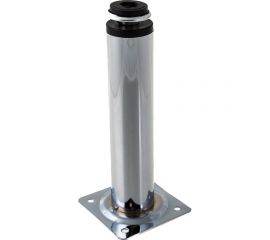 Ножка Tech-Krep D30х150 мм, круглая, метал, регулируемая, хром - накладка 127481 