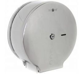 Диспенсер для туалетной бумаги Nofer круглый из нержавеющей стали глянцевый 05006.B 