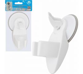 Держатель душевой лейки МУЛЬТИДОМ на присоске, размер 7x13x6 см VL34-181 